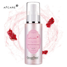 Tónico en aerosol de agua de rosas para hidratar, hidratante, etiqueta privada, tónico facial natural para la piel para la cara